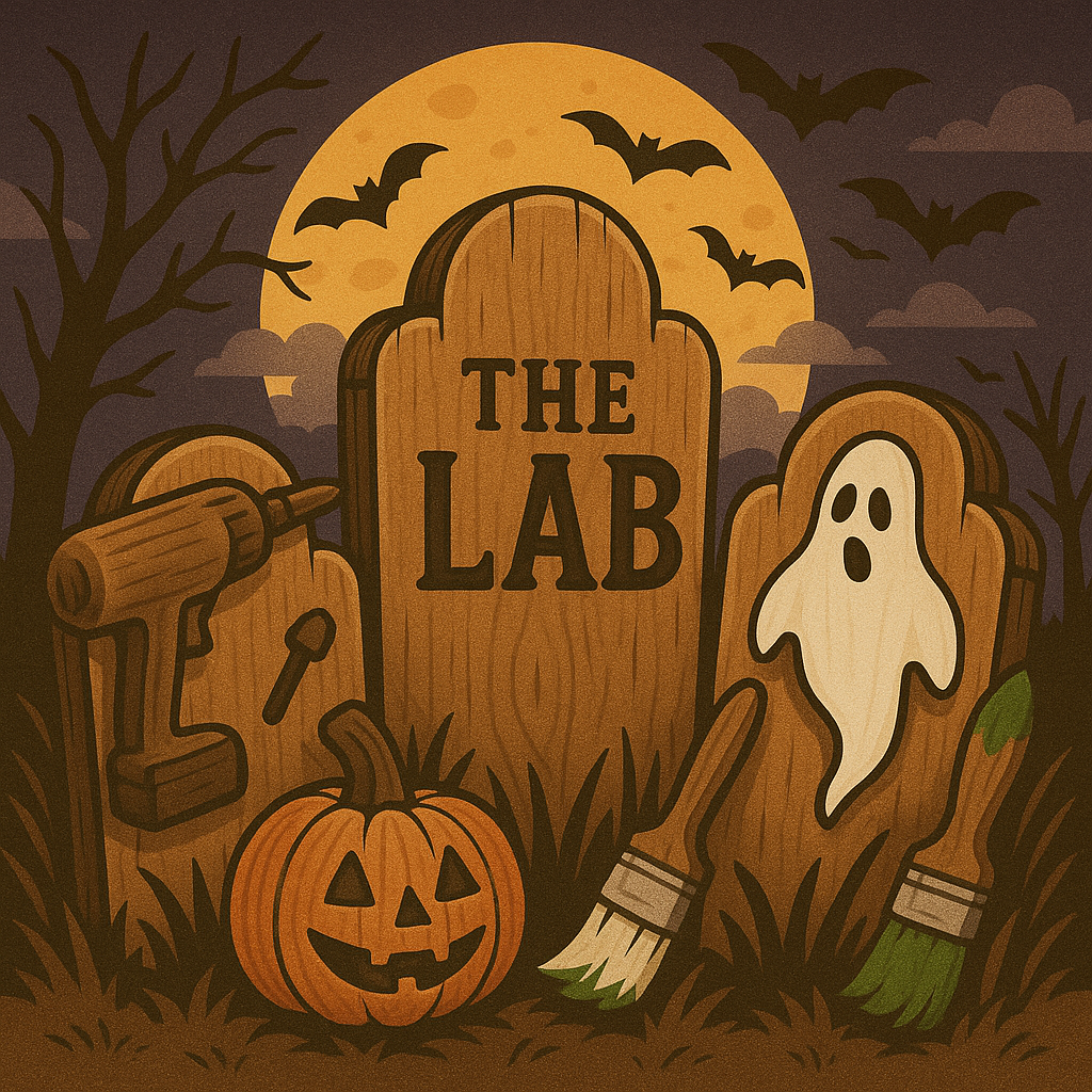 Halloween Tombstone Craft Night